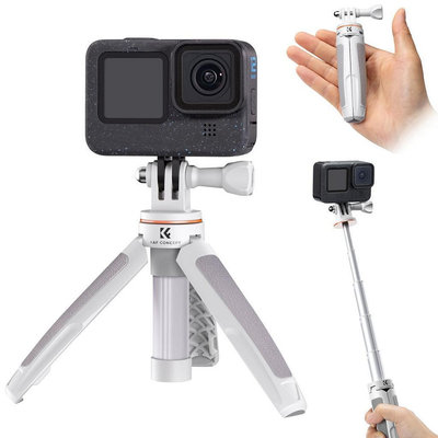 K&f Concept 13'' 運動相機支架自拍杆桌面支架(小號)適用於 Gopro、Action 和 Insta 橙【滿299出貨~】