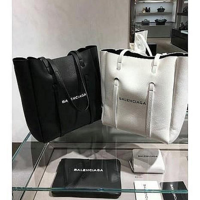 二手 BALENCIAGA Small Everyday 巴黎世家 小款 皮革 購物袋 托特包肩背包 黑色 現貨