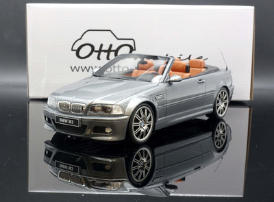 【MASH】現貨特價 OTTO 1/18 BMW E46 M3 敞篷 灰 2004  OT1006