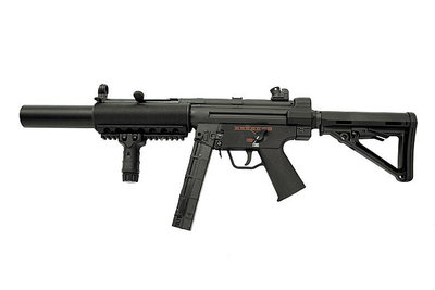 [01] BOLT MP5 SD LONG TACTICAL 衝鋒槍 滅音管 戰術導軌 長版 EBB AEG 電動槍 黑