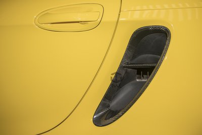 TWL台灣碳纖全新Porsche 保時捷981 Cayman Boxster GTS 高品質石墨碳纖卡夢進氣口貼片