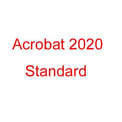 ◤全新品 含稅 免運費◢ Acrobat 2020 Standard 標準盒裝版(永久授權版)