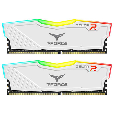 電子街3C特賣會 全新 TEAM 十銓 T-FORCE DELTA 炫光 RGB DDR4 3200 雙通道32GB(16GB*2)