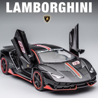 模型車 1：32  Lamborghini SV LP770-4 LP780-4 賽道版 金屬合金車模 合金玩具