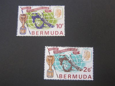 【雲品5】百慕大Bermuda 1966 Sc 205-206 set FU 庫號#B515 62956
