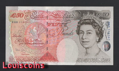 【Louis Coins】B656-GREAT BRITAIN-1993-94英國紙幣, 50 Pounds