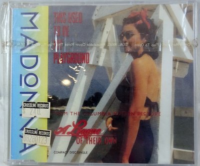 收藏品【MADONNA 瑪丹娜 This Used to be My Playground】單曲CD，免運！請先問存貨！