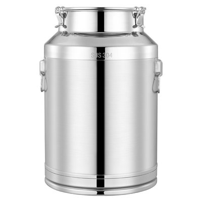 現貨 油壺不銹鋼油桶304加厚食用油30升家用帶蓋裝酒桶牛奶桶密封桶茶葉罐簡約
