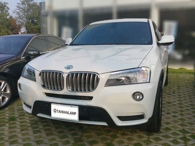 《※台灣之光※》全新 BMW F25 X3 13 14 11 12年前期電鍍鍍鉻框鈦銀水箱罩鼻頭組