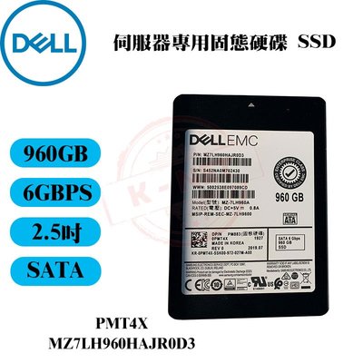 全新 DELL 戴爾 伺服器專用硬碟 PMT4X 960GB SATA 6GBPS 2.5吋 SSD