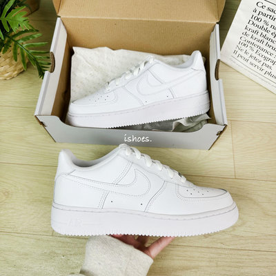 現貨 iShoes正品 Nike Air Force 1 LE GS 女鞋 大童 休閒鞋 小白鞋 FV5951-111