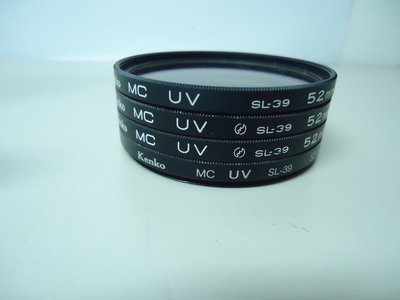 ~ㄚ爸的二手商店~ KENKO MC UV SL-39 52mm 保護鏡 UV鏡