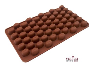 【悠立固】Y760 咖啡豆矽膠模具巧克力軟糖模 蛋糕烘焙模具 冰盒 冰塊布丁果冻翻糖模具食品級