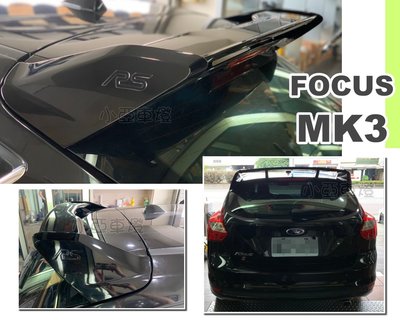 小亞車燈改裝＊全新 FORD FOCUS 16 17 2017 MK3 MK3.5 RS版本 尾翼 後擾流板 含烤漆