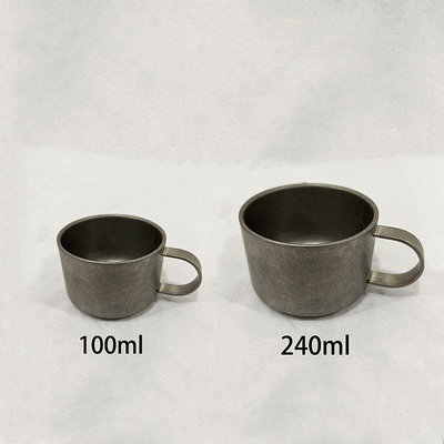 不銹鋼咖啡杯100ML 240ml 加厚咖啡杯 復古咖啡杯 支持加工定制各