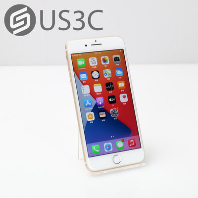 【US3C-桃園春日店】【一元起標】公司貨 Apple iPhone 7 Plus 128G 金 指紋辨識 A10晶片 1200萬畫素 二手手機
