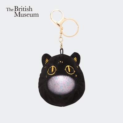 現貨大英博物館安德森貓和她的朋友們系列巴斯特吹泡泡解壓鑰匙扣掛件可開發票