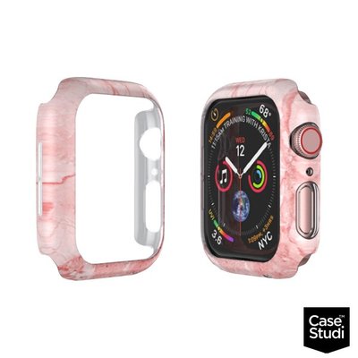 免運 Apple Watch 44mm Series4/5 保護殼 粉紅色大理石 CaseStudi Explorer