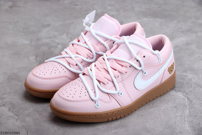 Air Jordan 1 Low Pink Gum 粉紅 女款時尚 休閒鞋 籃球鞋 DC0774
