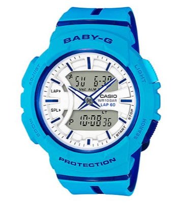 【萬錶行】CASIO BABY-G 亮眼配色運動服飾風格慢跑系列休閒錶 BGA-240L-2A2