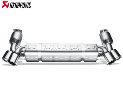 【樂駒】Akrapovic PORSCHE 911 TURBO 997 100鉬 觸媒 鈦合金 尾段 排氣管