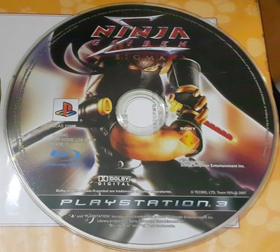 PS3 GAME--Ninja Gaiden Sigma 忍者外傳 /2手