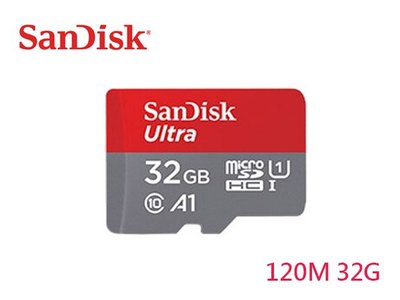 「阿秒市集」Sandisk Ultra microSD TF 32G 32GB A1 120M C10 記憶卡 無轉卡