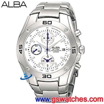 【金響鐘錶】全新ALBA AF8H09X1,公司貨,保固1年,時尚男錶,計時碼錶,藍寶石,日期,YM92-X102S