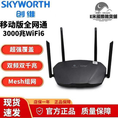 二手skyworth sk-wr9551x 6千兆路由器雙頻5g全網通