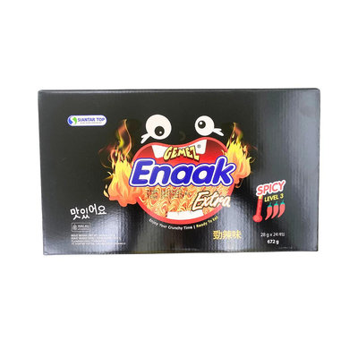 韓國 Enaak 24包入 香脆小雞 點心麵 勁辣味 672g