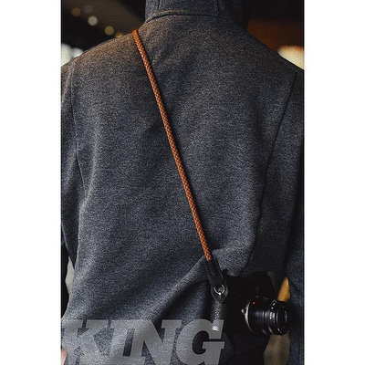 現貨 【King原創】相機背帶復古編織皮繩款 手工富士索尼徠卡通用