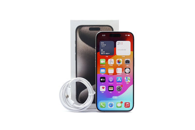 【台南橙市3C】Apple iPhone 15 Pro 原色鈦金屬 128G  6.1吋 保固至2025-01 二手手機 #88433