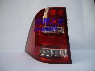 《※台灣之光※》全新BENZ賓士W163 ML320 ML350改新款類W164紅白晶鑽LED尾燈組方向燈也LED