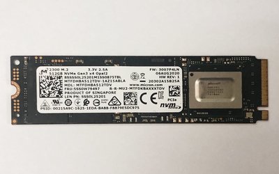 【美光 Micron 2300 512G 512GB Gen3 X 4】PCIe4 NVMe M.2 SSD P5 同級