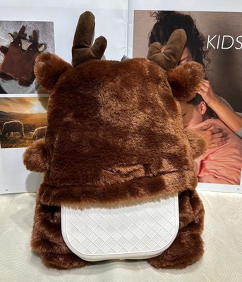 【宇冠】德國fashy 麋鹿＂愛力克＂造型 抱枕 靠墊 玩偶 手偶 冰/熱水袋 0.8L冷/熱水袋,特價$920元