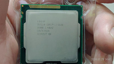 【1155腳位】Intel® Core™ i7-2600 處理器 8 MB 快取，最高 3.80 GHz 四核心八執行緒