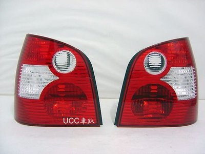 【UCC車趴】VW 福斯 POLO IV 4代 02 03 04 05 9N 原廠型 晶鑽紅白尾燈 一邊1100元