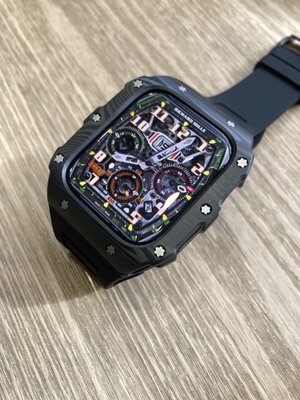Apple Watch碳纖保護殼RM理查德米勒樣式改裝