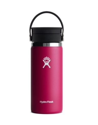 【Hydro Flask】寬口 16oz 473ml 酒紅色 美國【旋轉咖啡蓋】不鏽鋼保溫保冰瓶保冷保溫瓶