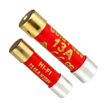 下殺-聲韻hifi發燒級單晶純銀納米保險絲熔斷器鍍金帽音響保險管5x20mm
