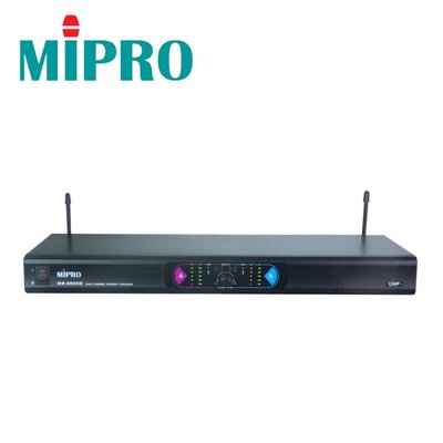 MIPRO 嘉強 MR-9000 III UHF雙頻道自動選訊/無線麥克風
