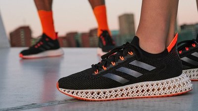 Adidas Alphaedge 4D科技 黑橘 針織 呼吸面 透氣 緩震 跑步 慢跑鞋 FY3963 男鞋