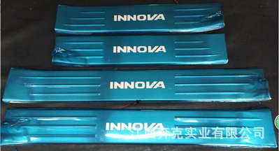 適用於INNOVA外置門檻條不銹鋼外置迎賓踏板裝飾INNOVA門檻改裝