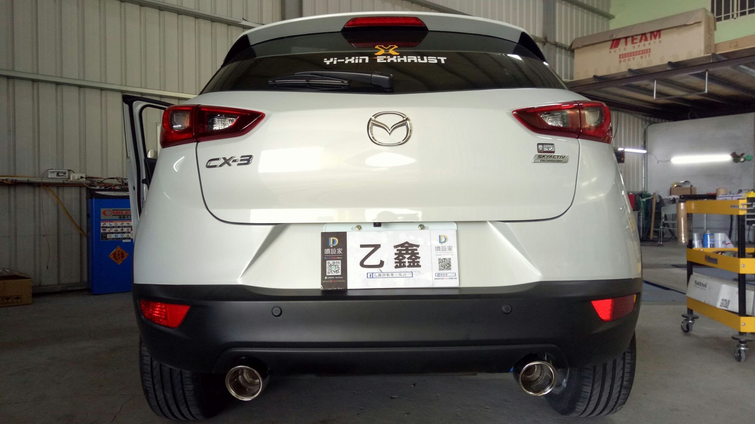 Mazda Cx3 Cx 3 新馬3 馬3 Cx5 Cx 5 尾飾管閥門cx9 Arma 高雄乙鑫排氣管 Yahoo奇摩拍賣