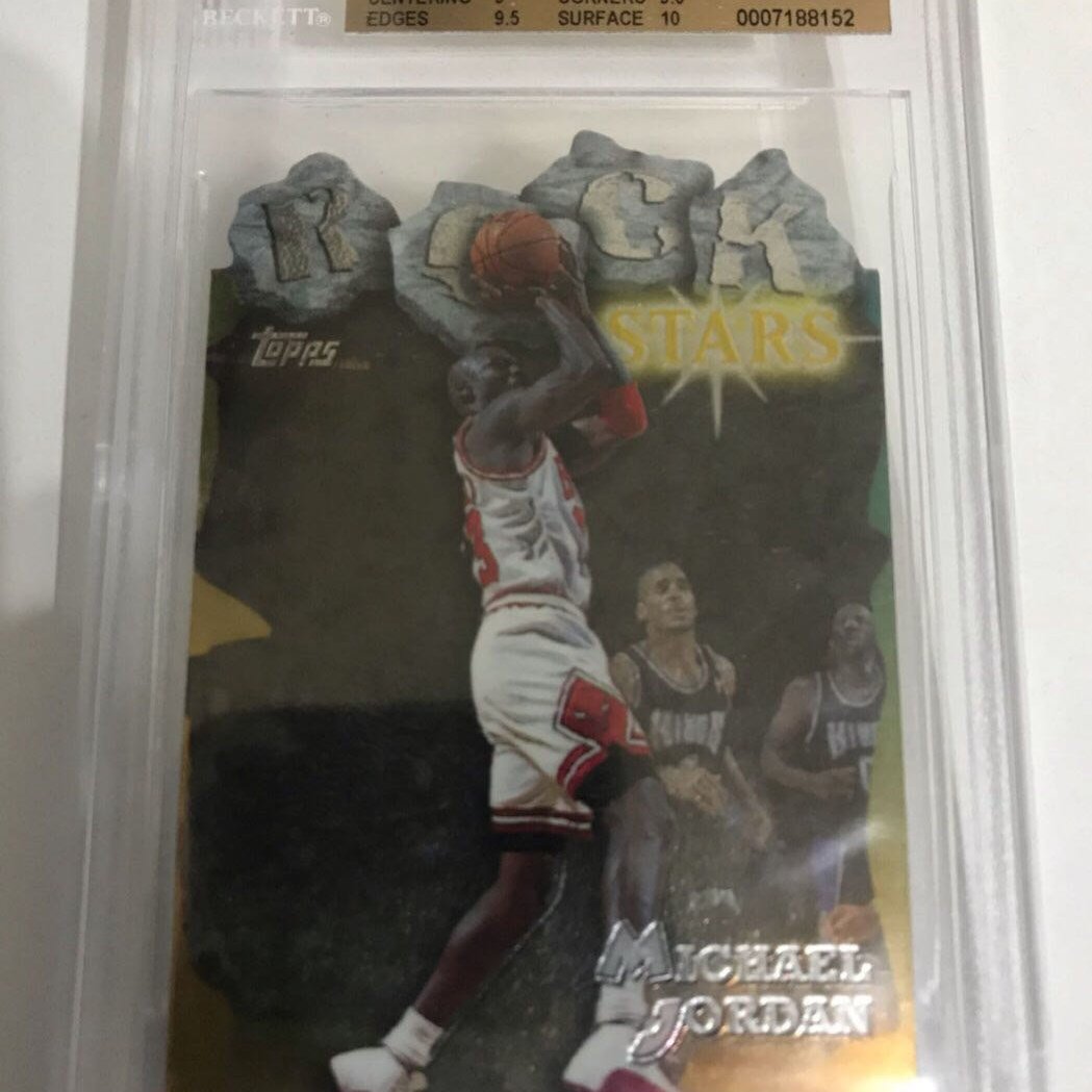 🐐1997-98 Topps Rock Stars #RS1 Michael Jordan