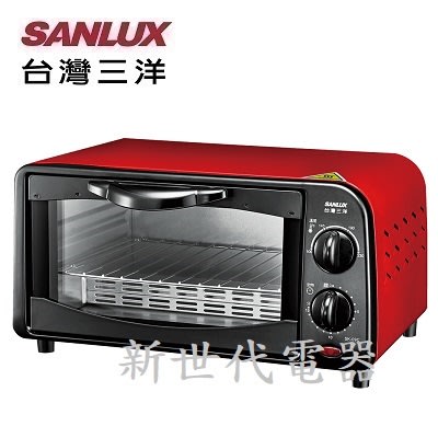 **新世代電器**請先詢價 SANLUX台灣三洋 9公升電烤箱 SK-09C