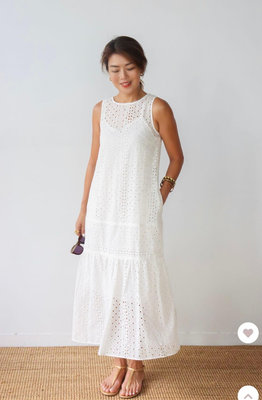 Reconfort 白色蕾絲洋裝 (尺碼：36）