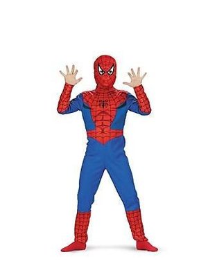 【豆芽Tsai美國商品】美國進口 SPIDER MAN 蜘珠人 萬聖節角色扮演造型服 (兒童) 790元