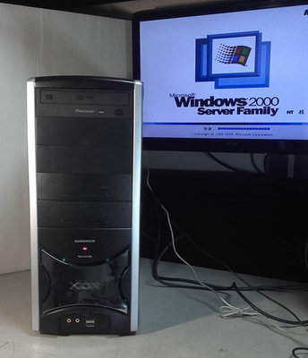 【窮人電腦】跑Windows 2000 Server系統！自組技嘉雙核工業主機出清！雙北桃園可送外縣可寄！