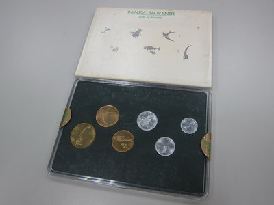 1993年 斯洛維尼亞原生野生動物紀念硬幣組 紀念幣 （低價品 免運費）